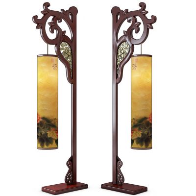 中式落地灯组合