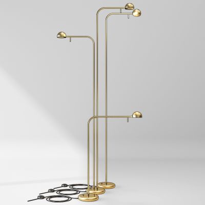 现代金属落地灯组合