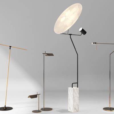 现代落地灯组合