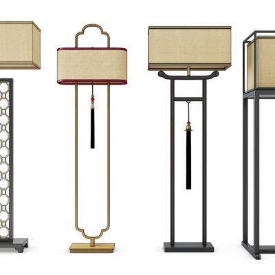 中式落地灯组合