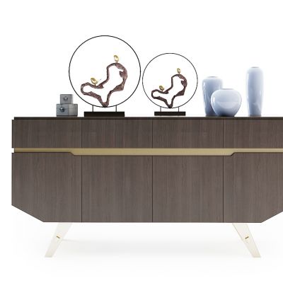 现代新中式玄关柜