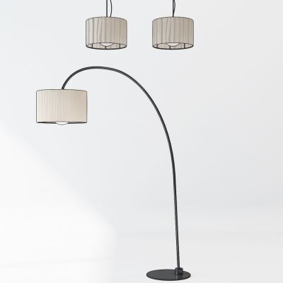 现代落地灯组合