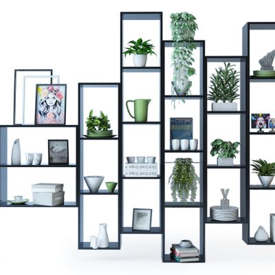 现代装饰架