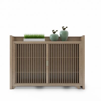 现代新中式禅意玄关柜