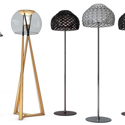 现代落地灯组合