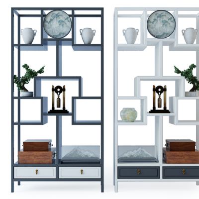 现代装饰架