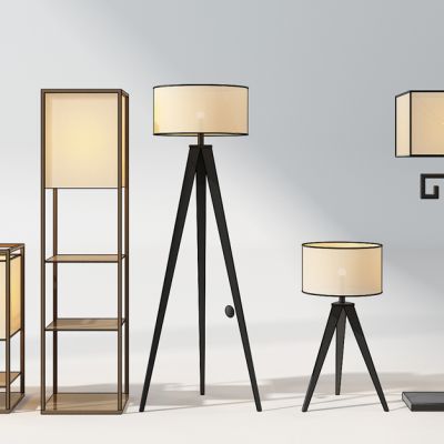 新中式落地灯台灯