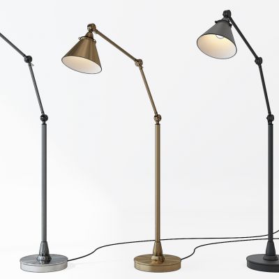 现代金属落地灯组合