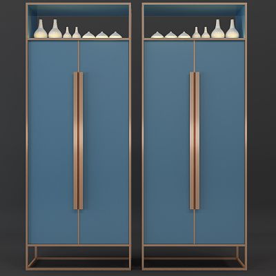 新中式装饰柜子组合