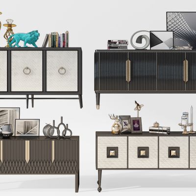 新中式装饰柜玄关柜