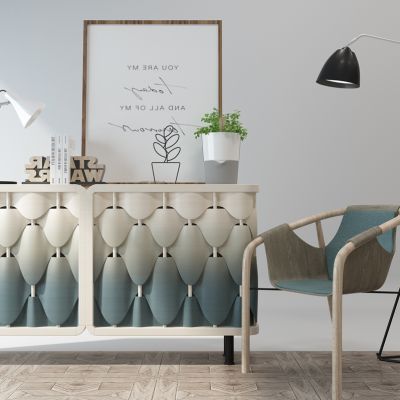 北欧休闲单椅边柜玄关柜