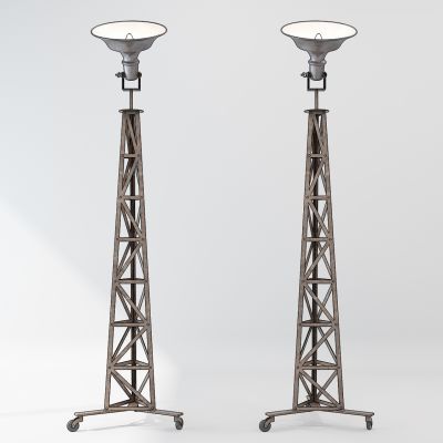 工业风落地灯组合