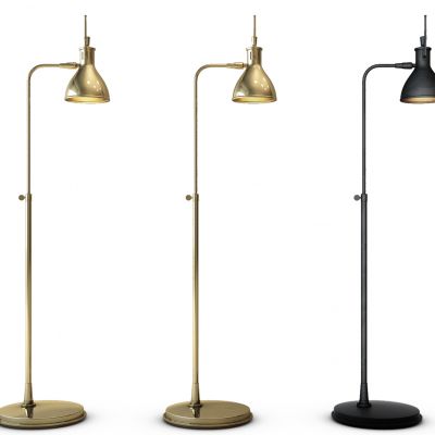 现代金属落地灯组合