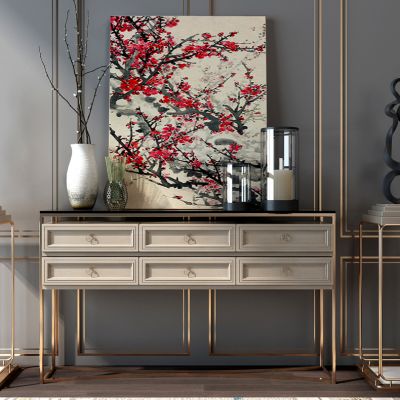 简欧边柜玄关柜装饰架