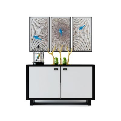 新中式边柜及装饰