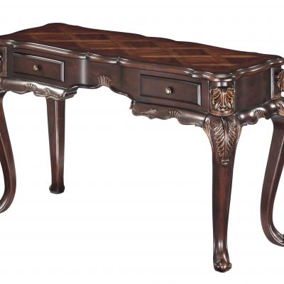 美式实木玄关柜