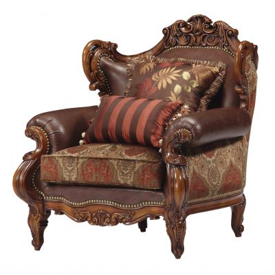 美式布艺单人沙发