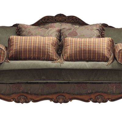 美式布艺双人沙发