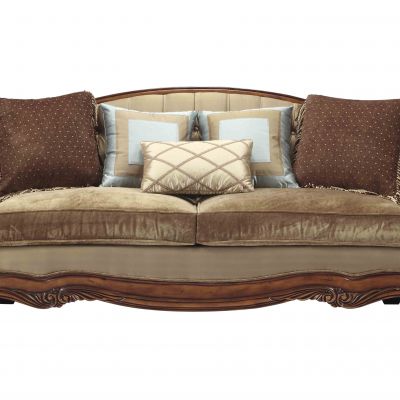 美式布艺双人沙发