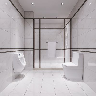 现代卫生间   马桶  淋浴  花洒 