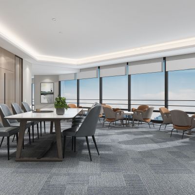 现代风格办公休闲区