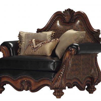 美式皮革单人沙发