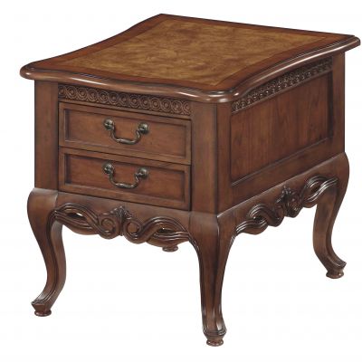 美式实木床头柜