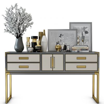 现代装饰柜饰品摆件花瓶