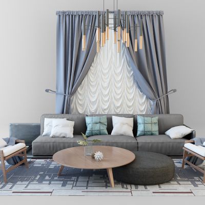 北欧现代沙发组合