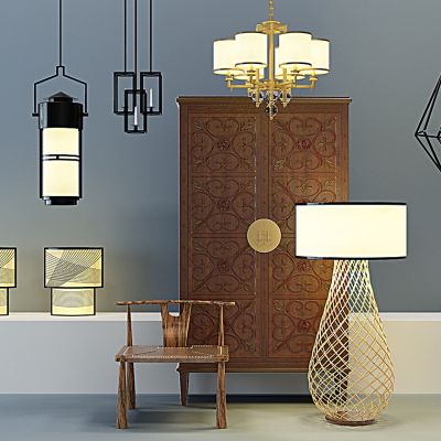 现代装饰柜组合