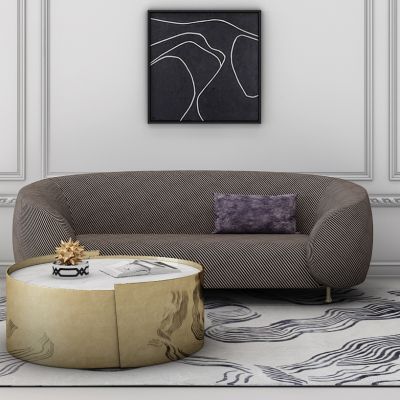 现代沙发茶几组合