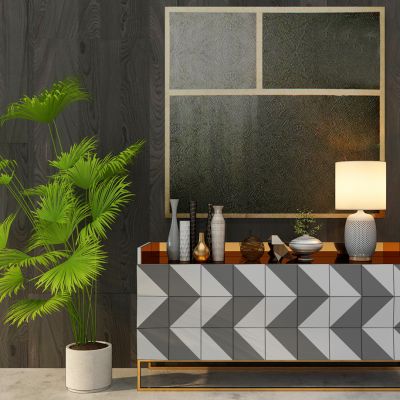 现代轻奢边柜装饰柜玄关柜