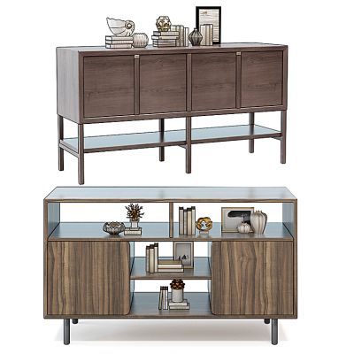 现代装饰柜边柜玄关柜摆台组合