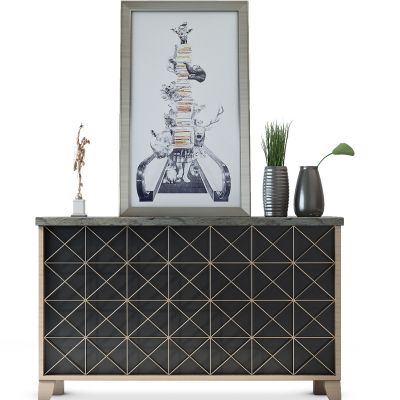 简欧端景柜摆件装