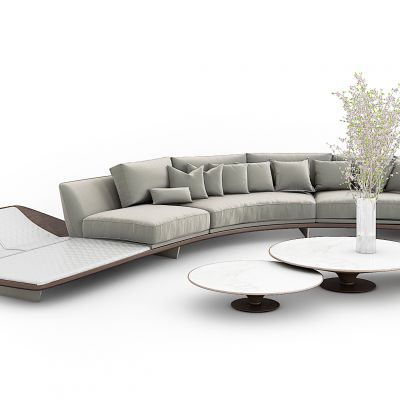 现代沙发茶几组合