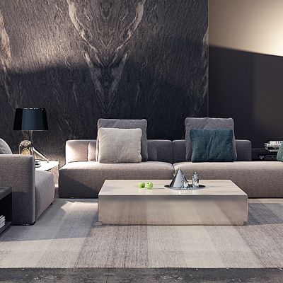 现代沙发茶几组合