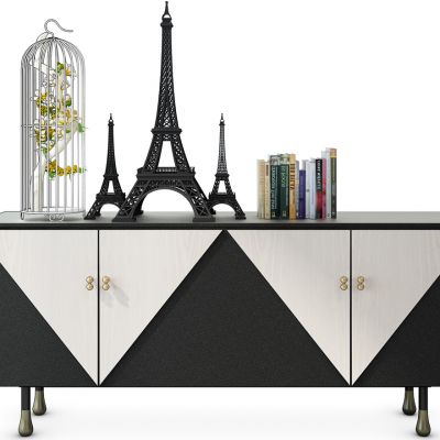 现代边柜玄关柜埃菲尔铁塔鸟笼