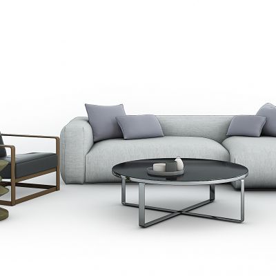 现代沙发茶几组合
