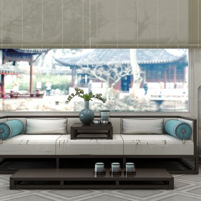 新中式沙发床榻罗汉床