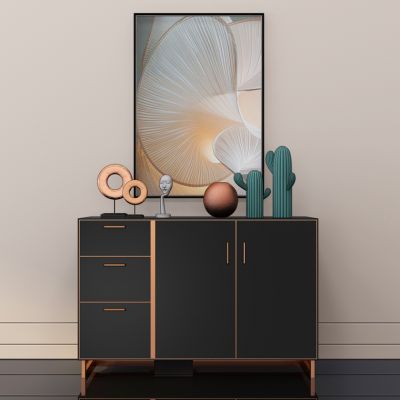 现代轻奢简欧边柜装饰柜玄关柜