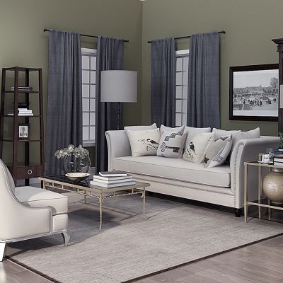 美式客厅美式沙发茶几边几书柜书架