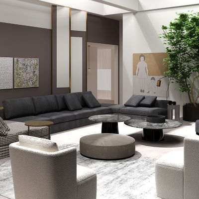 现代客厅沙发