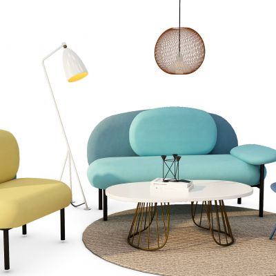 造作现代沙发茶几组合