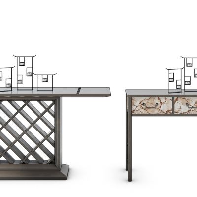 新中式边柜玄关柜组合