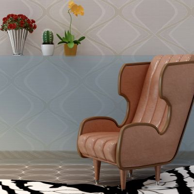 欧式现代高靠背单人沙发