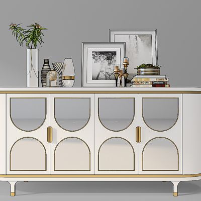 简欧玄关柜装饰柜