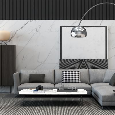 现代布艺沙发组合