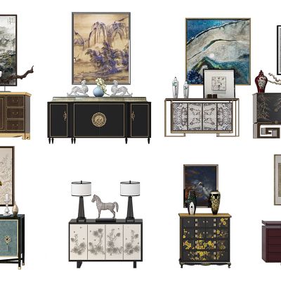 中式装饰柜玄关柜