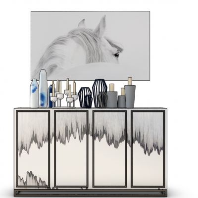 新中式装饰柜玄关柜