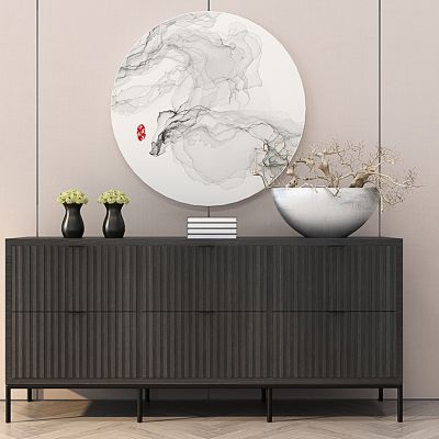 新中式装饰柜电视柜餐边柜玄关柜